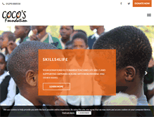 Tablet Screenshot of cocosfoundation.co.uk